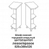 Шкаф нижний торцевой открытый левый Крафт, дуб сонома в интернет-портале Алеана-Мебель