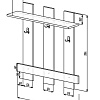 Вешалка УНО-65 Мастер схема с размерами